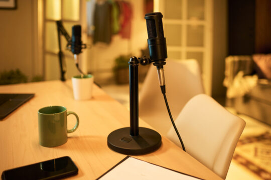 podcast setup