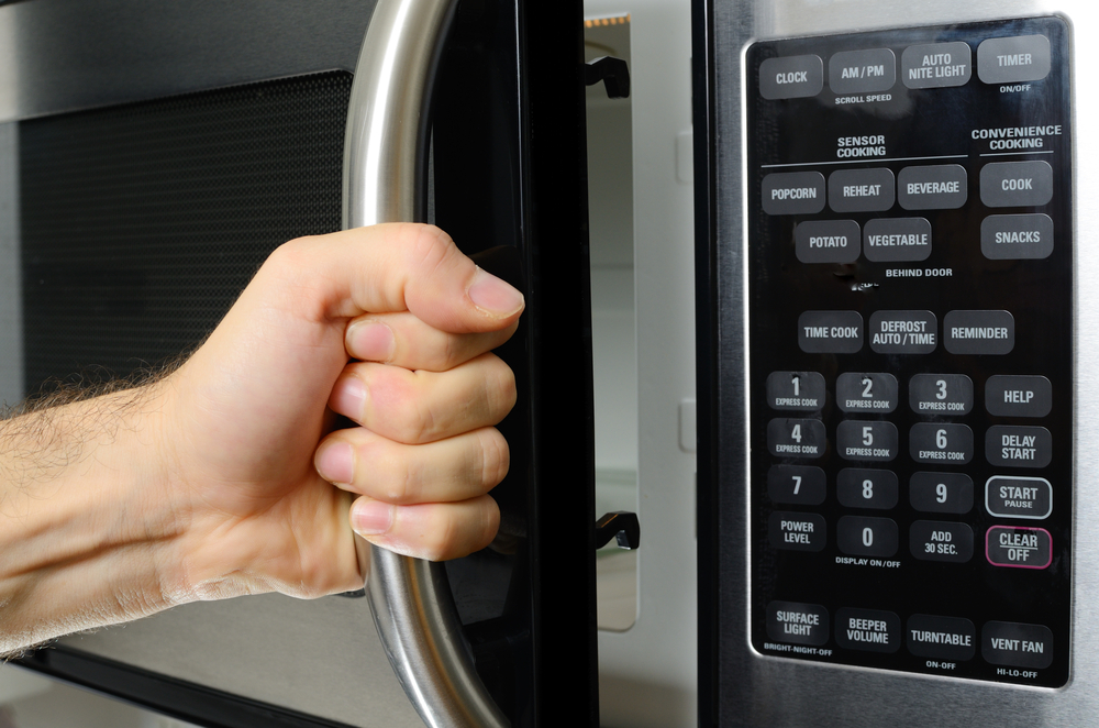 Refrigerator Handles and Microwave Buttons