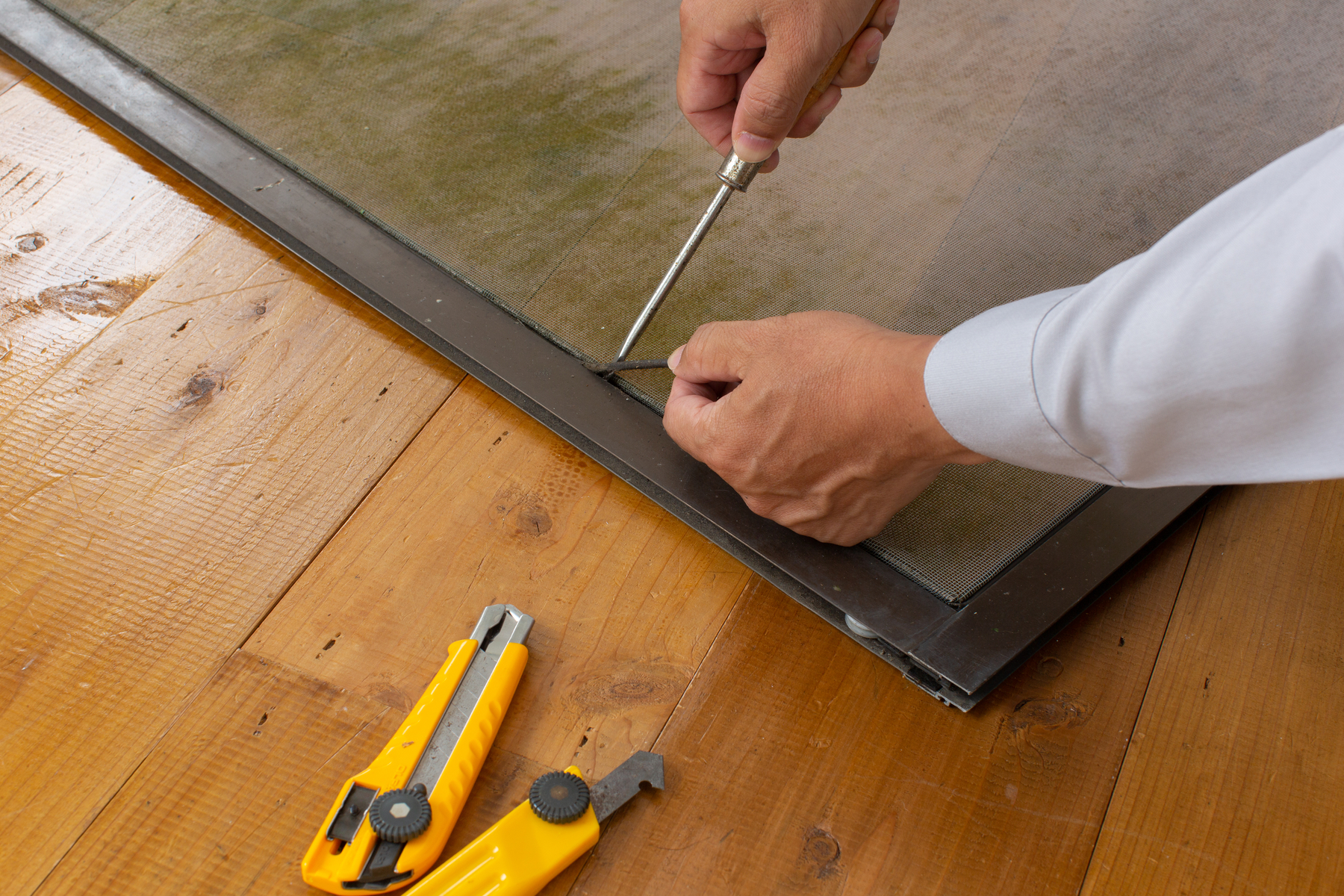 Fix a Window Screen